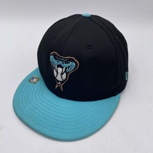 Arizona Diamondbacks‎ Hat New Era  59fifty Teal Black Fitted Size 7 1/4 On Field